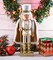 Ornativity Christmas Gold King Nutcracker – Gold and White Glittered Wooden Nutcracker Man with Gold and White Fur Cape and Staff in Hand Xmas Themed Holiday Nut Cracker Doll Figure Decorations